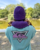 czapki damskie Męska czapka beanie z bawełny logo kolorowe Fiolet 2