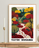 grafiki i ilustracje PLAKAT dekoracyjny , las Yayoi Kusama, abstrakcja kolorowa 3