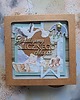 kartki scrapbooking Kartka z okazji narodzin synka (w pudełku) 2