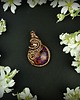 wisiory Wisiorek z fioletowym agatem wire wrapping 4