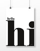 plakaty Plakat Hi Hello 2