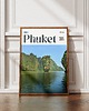 plakaty Minimalistyczny plakat Phuket Tajlandia 2