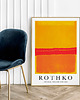 plakaty Plakat Rothko Yellow Orange Red 1