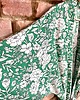szlafroki damskie Szlafrok narzutka kimono w kontrastujący wzór kwiatowy 6