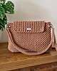 torby na ramię Torebka ze sznurka casualowa - pleciona, makrama - karmelowa 2