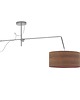 lampy wiszące Lampa sufitowa na wysięgniku do salonu z abażurem RIO ECO 4