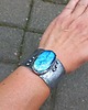 bransoletki wire wrapping Niebiesko - bransoletka regulowana 1