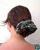 gumki do włosów Gumka scrunchie " kwiatowa łączka " 3