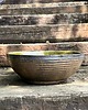 umywalki Umywalka Ceramiczna Nablatowa Ręcznie Robiona w Ciemnej Butelkowej Zieleni 5