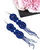 kolczyki soutache Kobaltowe kolczyki sutasz kolekcja Glamour 1