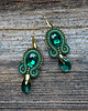 kolczyki soutache Zielone  kolczyki soutache 5