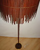 lampy podłogowe Duńska lampa podłogowa lata 60. Tek, mosiądz i drewno Vintage 2x E27 3