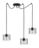 lampy wiszące Lampa wisząca pająk druciana 3-punktowa loft ALAMOS L3 6