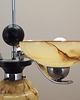 lampy wiszące Żyrandol szklany, duński design, lata 70, produkcja: Dania 3