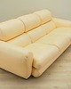 sofy i szezlongi Sofa skórzana, włoski design, lata 60, produkcja: Włochy 4