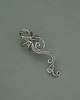 nausznice Nausznica  ażurowa na lewe ucho wire wrapping 2