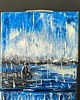 obrazy W Deszczu Komplet Obrazy Olejne 2x 20x20 Impasto Para 7