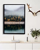 plakaty PLAKAT LAS WE MGLE plakat z lasem MGŁA poster 3