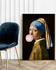 plakaty Plakat Portret z gumą balonową (z balonem) 2