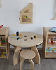 meble do pokoju dziecka Taboret do stolika BAJTEL naturalny 1