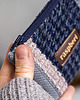 portfele damskie Patchworkowe etui na klucze w pepitkę portfelik handmade 1