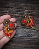 kolczyki soutache Autumn Garden - etniczne kolczyki soutache 3