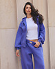 spodnie dresowe damskie Spodnie dresowe PUFFA BAGGY Purple Hills damskie 5
