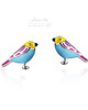 kolczyki srebrne Little Jungle Bird- srebrne kolczyki + box 1
