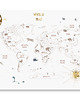 naklejki ścienne do pokoju dziecka Tapeta dla dzieci Mapa Świata 4 (mural) 1