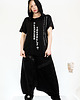 t-shirt damskie Czarny t-shirt z kapturem Express yourself 3