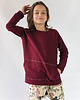 bluzy dla chłopców Bluza BASIC bordowa 4