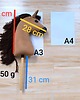 zabawki - inne Hobby horse A3 mustang spirit kasztanek koń na kiju 4