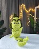 misie i maskotki Grinch na szydełku, Maskotka pluszowa, Prezent na Mikołaja 2