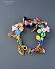 bransoletki ze szkła Zima nie trwa wiecznie Urocza bransoletka kwiatowa w stylu boho handmade 6