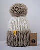 czapki damskie WOOLY POM POM wełniana czapka z dużym pomponem 1