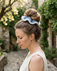 gumki do włosów Scrunchie baby blue 4