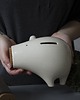 dodatki - różne Świnka Skarbonka PIGGYB 2.0 beż błyszcząca 4
