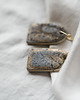 kolczyki ceramiczne Ceramiczne kolczyki wiszące OLD GOLD 2