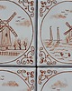kafle i panele Zestaw kafle holenderskie ręcznie malowane kafle płytki delft 2