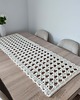 obrusy i serwetki Bieżnik ze sznurka prostokątny szydełkowy 45cmx120cm 4