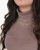 chokery Srebrny pozłacany naszyjnik choker z cyrkoniami 1
