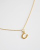 złote naszyjniki Gold Plated Horseshoe Necklace 1