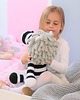 misie i maskotki Biało czarna handmade zebra w rozmiarze XL 3