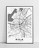 plakaty Plakat Mapa Piła 1