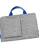 etui na laptopa MACBOOK etui filcowe niebieskie raczki i zamek 4