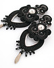 kolczyki soutache Czarne długie kolczyki soutache 5