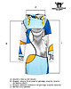 bluza z kapturem damska Tunika z kapturem "Calvera". 5