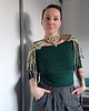 ubrania różne Naramiennik, narzutka, makrama, do sesji, boho, stylowa, złota 3