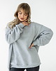 bluza bez kaptura damska Bluza Biggie Szary Jasny Melanż 3