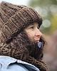 czapki damskie Wełniana czapka zimowa PERUVIAN WOOLY czekolada 5
